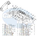 Front Spring Assembly for Aero PowerLock Side Roll Tarp Systems 1001-961318